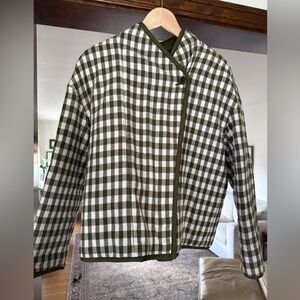 Madewell Women's Reversible Jacket Size M Gingham Quilted Jacket M